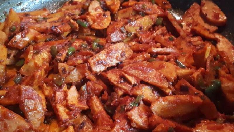 سوسیس بندری به روش آبادانی