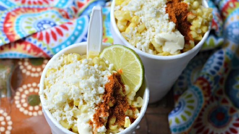 طرز تهیه ذرت مکزیکی لیوانی