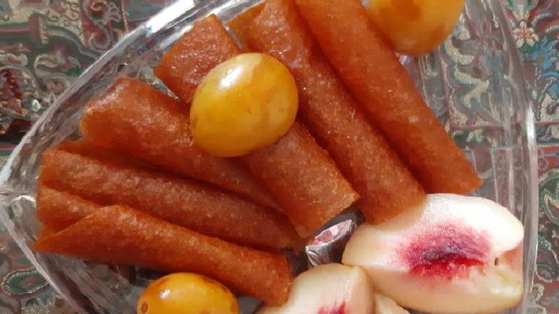 لواشک آلوزرد و هلو 