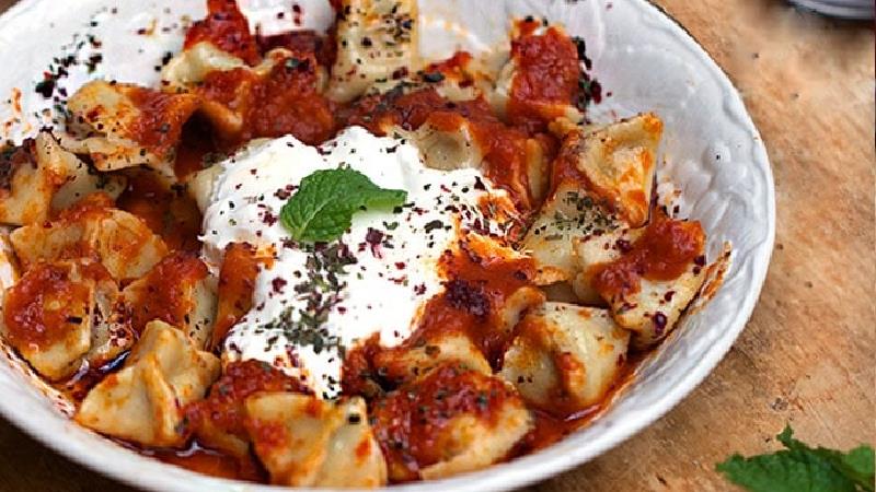 طرز تهیه مانتی