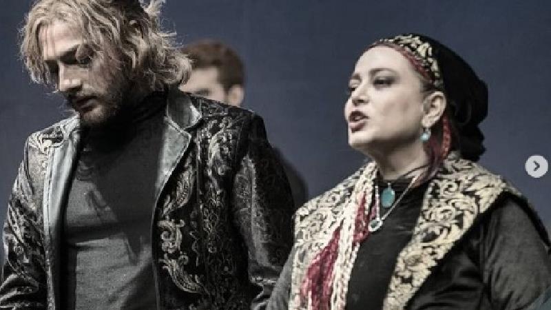 سجاد بابایی و بهاره رهنما در تئاتر شاه لیر