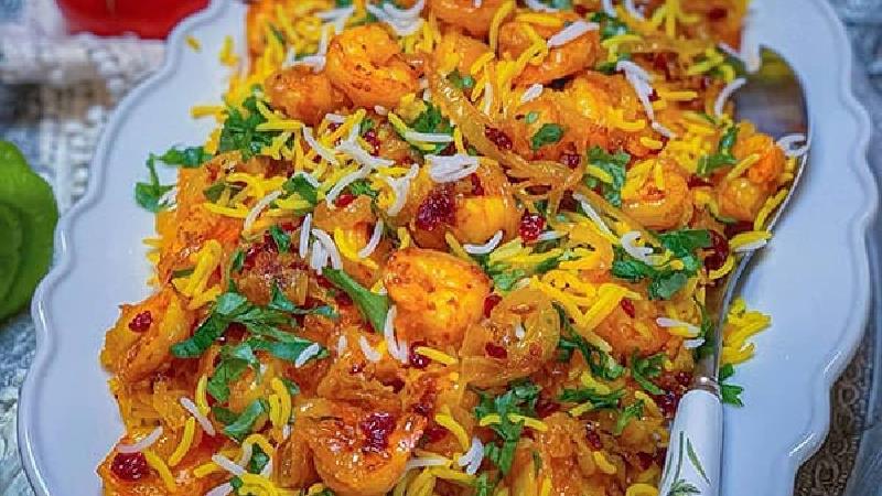 میگو پلو مجلسی