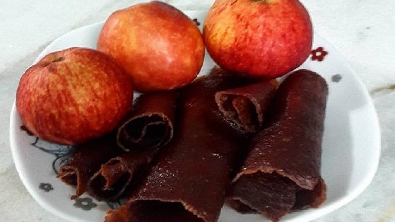 طرز تهیه لواشک سیب