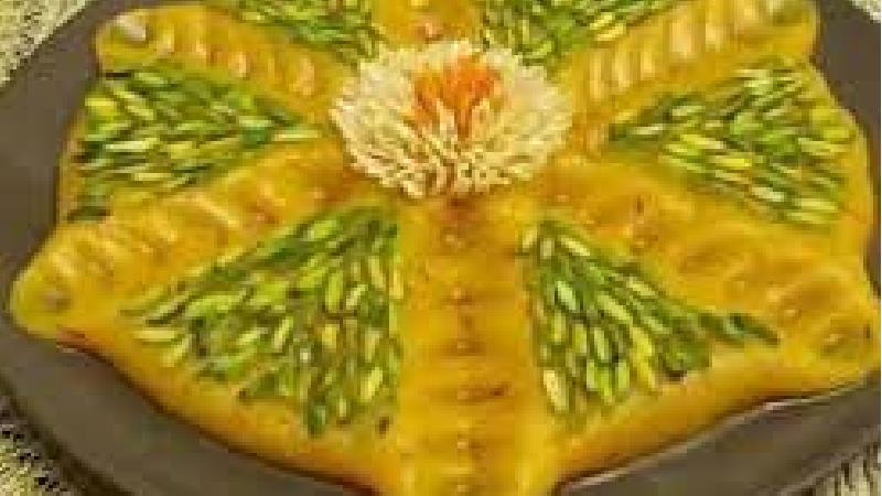 طرز تهیه حلوای شیر مجلسی