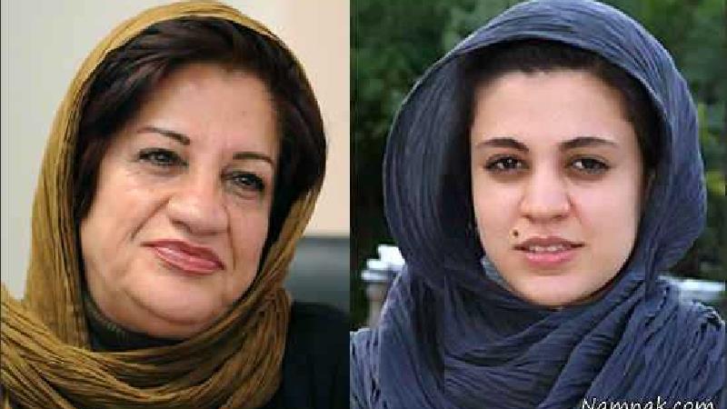 شیدا خلیق و مادرش