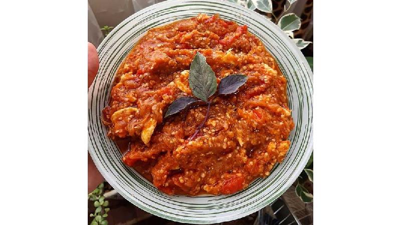 طرز تهیه میرزا قاسمی خوشمزه