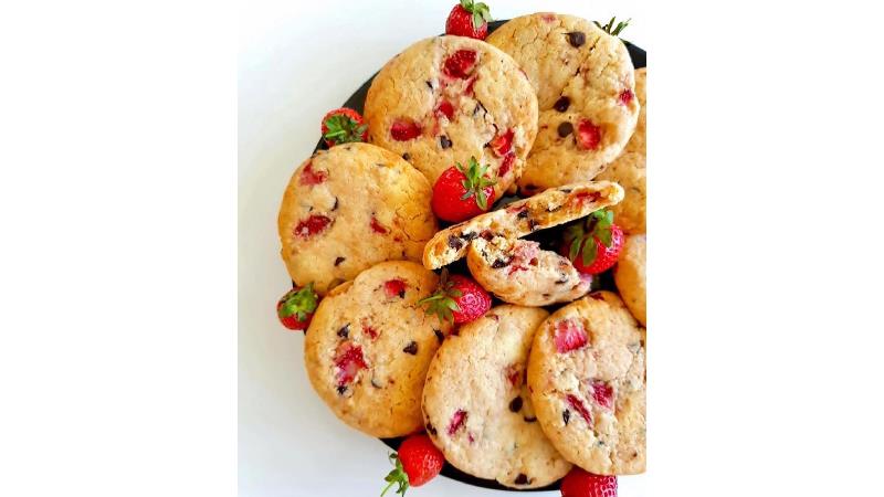 طرز تهیه کوکی جو دو سر شکلاتی