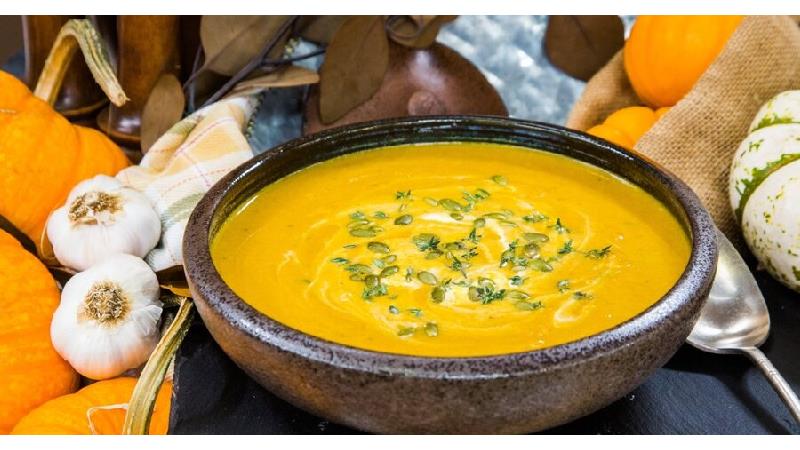 طرز تهیه سوپ کدو حلوایی