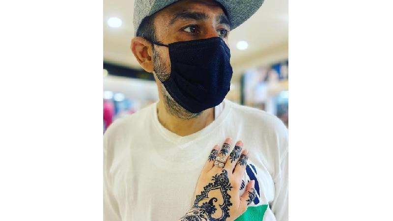 مهران غفوریان و همسرش