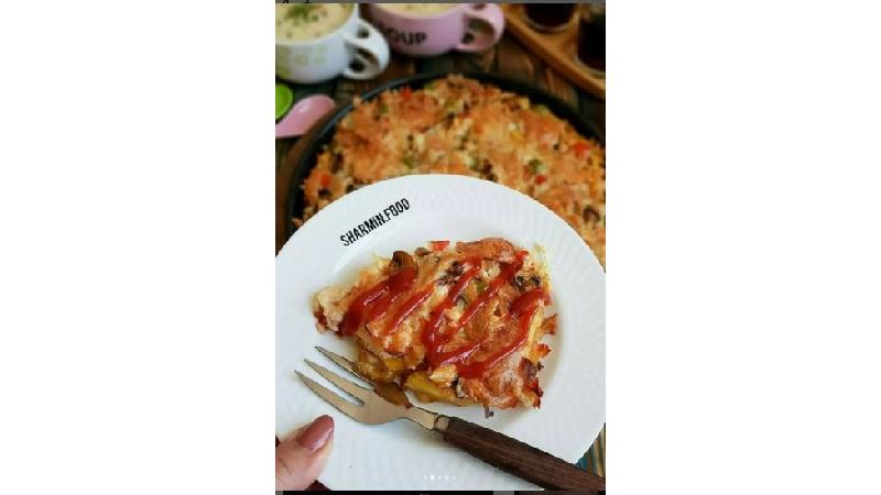 پیتزا سیب زمینی 