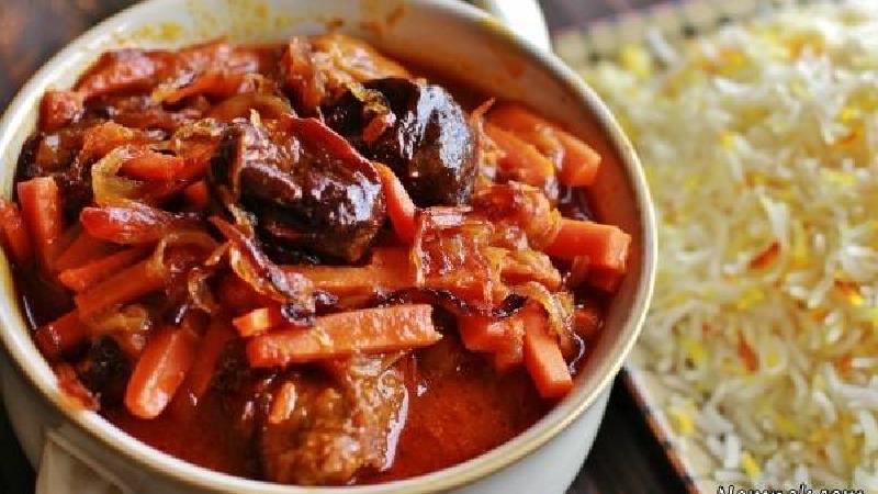 خورش آلو هویج