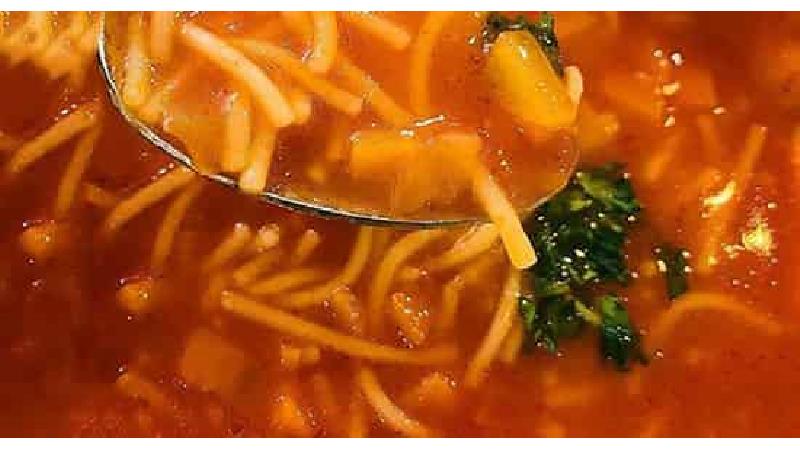 سوپ ورمیشل یا رشته فرنگی