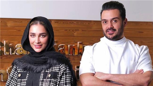 آناشید حسینی و همسرش