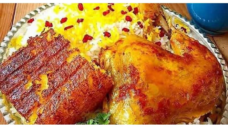 زرشک پلو با مرغ